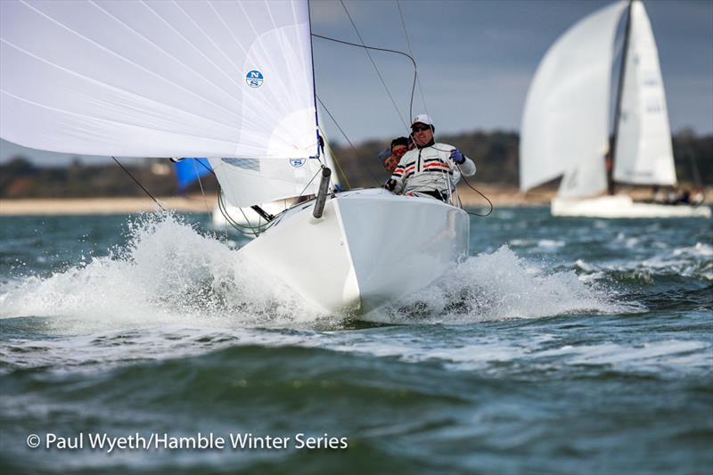 Eat Sleep J Repeat on Week 3 of the HYS Hamble Winter Series photo copyright Paul Wyeth / www.pwpictures.com taken at Hamble River Sailing Club and featuring the J70 class