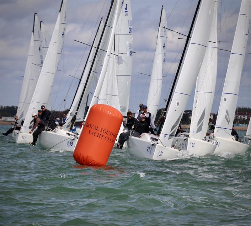 22 teams are competing at the 2020 J/70 UK National Championship photo copyright Louay Habib taken at Royal Southern Yacht Club and featuring the J70 class