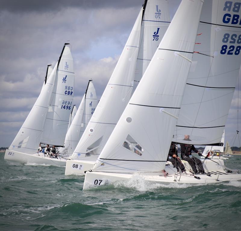 Day 2 of the 2020 J/70 UK National Championship photo copyright Louay Habib taken at Royal Southern Yacht Club and featuring the J70 class