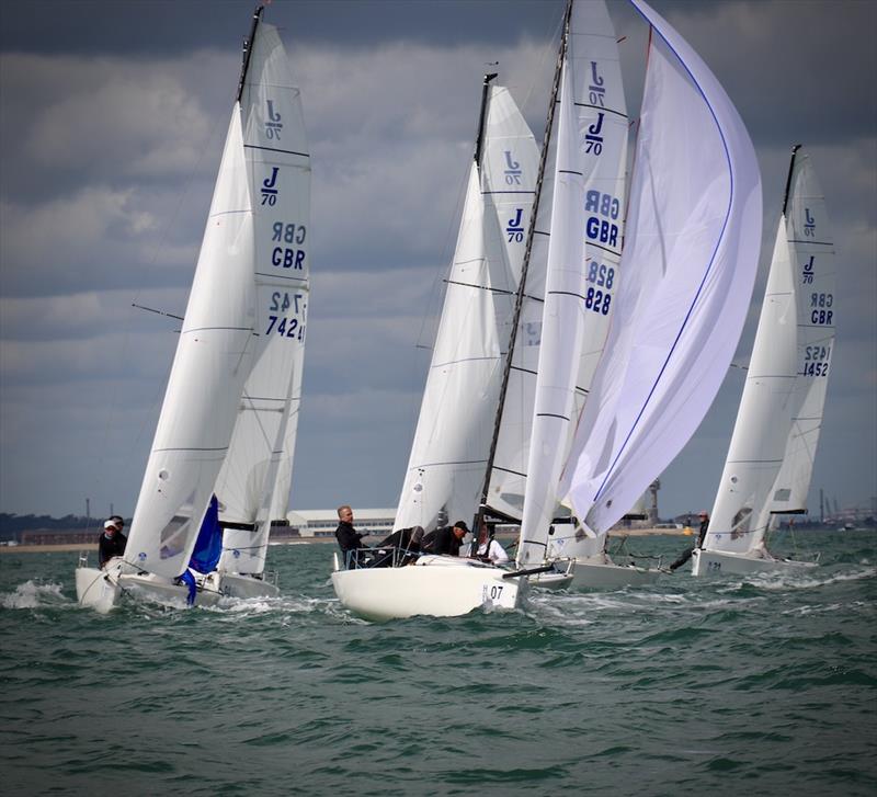 Day 2 of the 2020 J/70 UK National Championship photo copyright Louay Habib taken at Royal Southern Yacht Club and featuring the J70 class