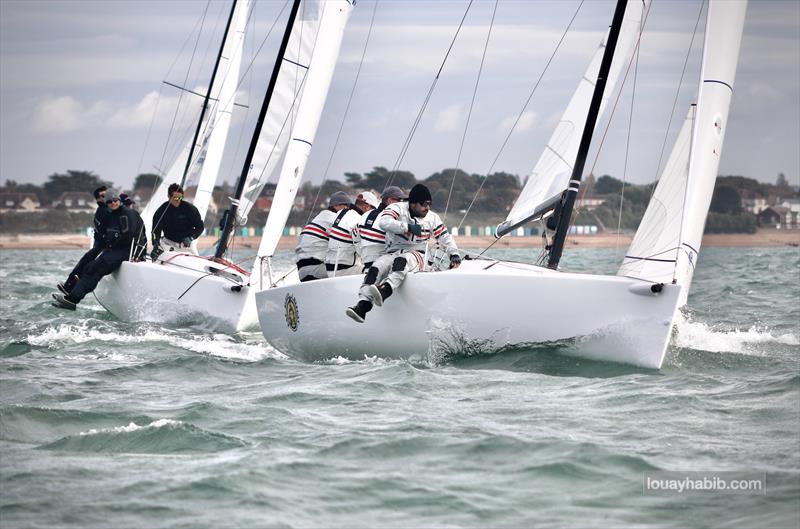 Paul Ward's Eat Sleep J Repeat in the J70 class during the HRSC One Design Championships photo copyright Louay Habib / www.louayhabib.com taken at Hamble River Sailing Club and featuring the J70 class