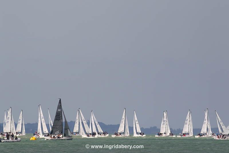 Cowes Week 2021 day 1 photo copyright Ingrid Abery / www.ingridabery.com taken at Cowes Combined Clubs and featuring the J70 class