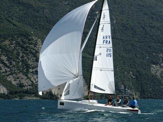 J70 Eurocup at Riva del Garda photo copyright Elke Roevens taken at Fraglia Vela Riva and featuring the J70 class