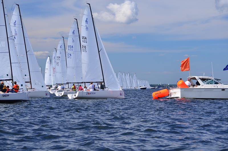 J/70 North American Championship day 1 photo copyright Christopher E. Howell taken at Annapolis Yacht Club and featuring the J70 class