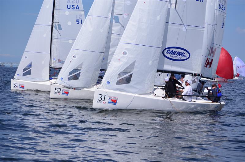 J/70 North American Championship day 1 - photo © Christopher E. Howell