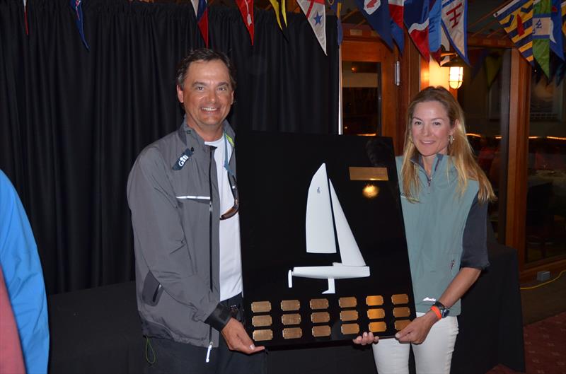 Heather Gregg Earl & Joe Bardenheier make history as Inaugural J/70 North American Champions photo copyright Christopher E. Howell taken at Annapolis Yacht Club and featuring the J70 class
