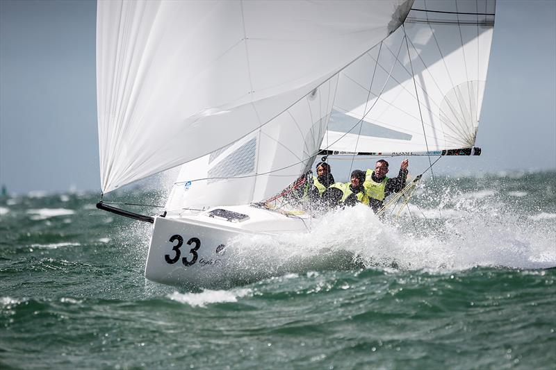 Excellent speed guarantees the J/70 European title to Petite Terrible - photo © Paul Wyeth