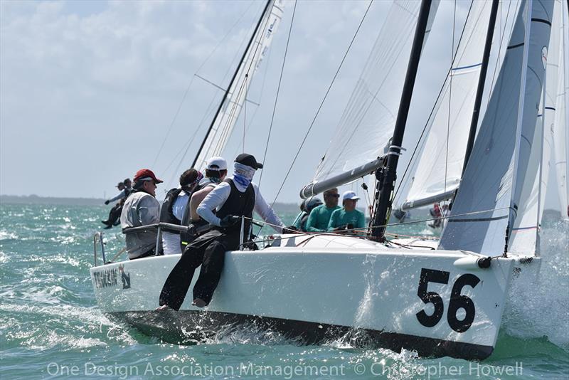 2018 J/70 Midwinter Championship photo copyright Christopher Howell taken at Coral Reef Yacht Club and featuring the J70 class