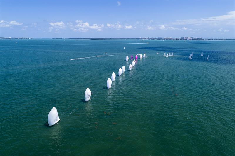 J70 Class sailing at Miami Sailing Week. - photo © Cory Silken / Miami Sailing Week