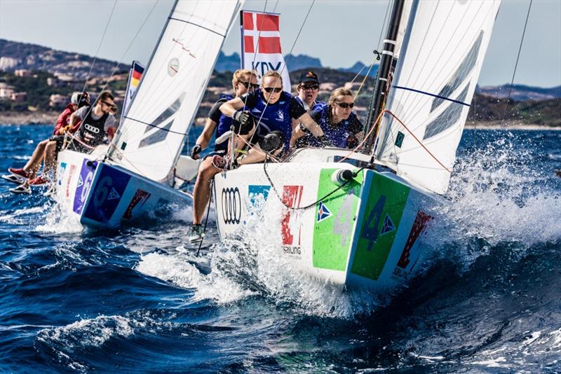 Women's J/70 Sailing Champions League photo copyright Lars Wehrmann taken at Kieler Yacht Club and featuring the J70 class