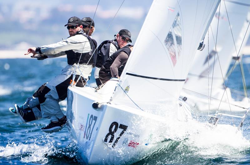 Peter Duncan's 'Relative Obscurity' (USA) photo copyright 2018 J/70 European Championships / www.sailingshots.es taken at Real Club Náutico de Vigo and featuring the J70 class