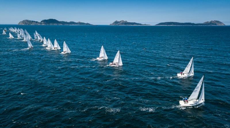 Day 4 - J70 European Championships photo copyright María Muiña taken at Real Club Náutico de Vigo and featuring the J70 class