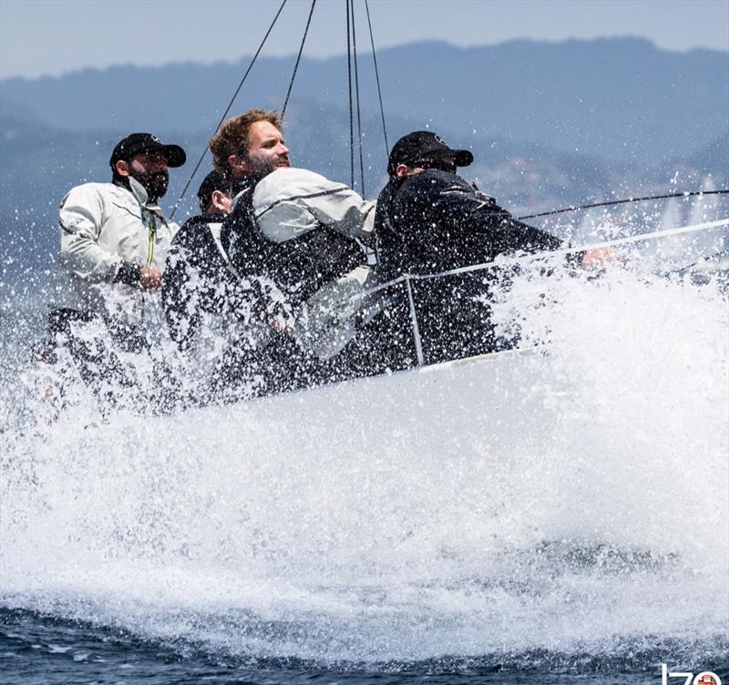 Peter Duncan's Relative Obscurity (USA) at the J70 European Championships photo copyright María Muiña / www.sailingshots.es taken at Real Club Náutico de Vigo and featuring the J70 class