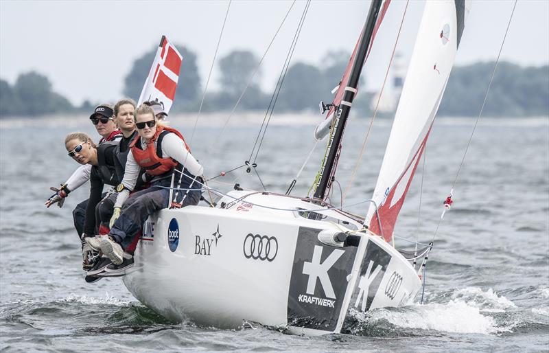 2nd place went to Hellerup Sejlklub (DEN) at the Women's SAILING Champions League in Kiel photo copyright SCL / Sven Jürgensen taken at Kieler Yacht Club and featuring the J70 class