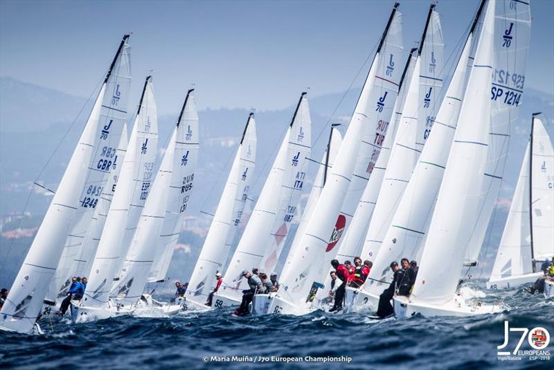 IRC European Championship 2018 photo copyright Maria Muina taken at Royal Ocean Racing Club and featuring the J70 class