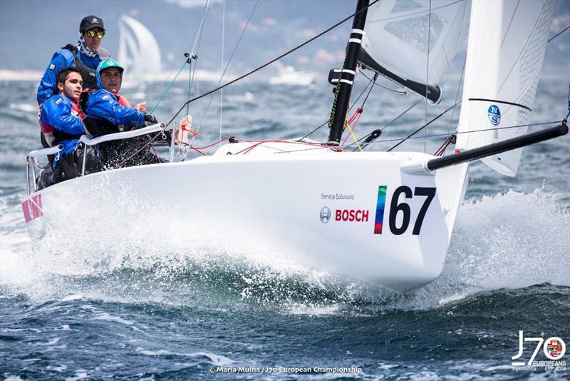 IRC European Championship 2018 photo copyright Maria Muina taken at Royal Ocean Racing Club and featuring the J70 class