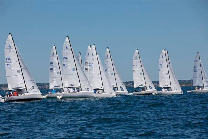 J/70s at Sail Newport Regatta photo copyright Sail Newport taken at Sail Newport and featuring the J70 class