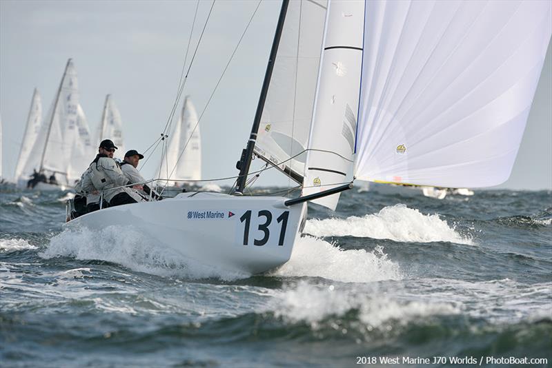 Reigning J/70 World Champion, Peter Duncan, racing Relative Obscurity (USA) - 2018 West Marine J/70 World Championships - photo © 2018 West Marine J/70 Worlds / PhotoBoat.com