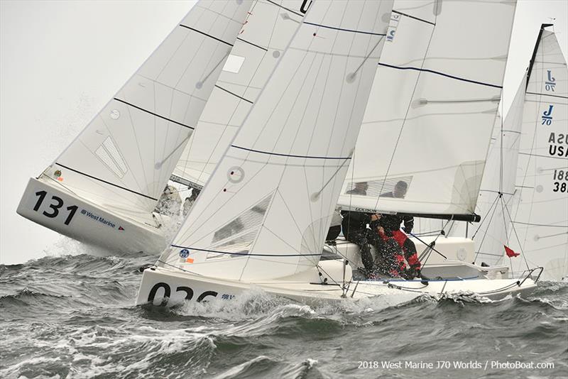 2018 West Marine J/70 World Championships - Day 1 photo copyright 2018 West Marine J/70 Worlds / PhotoBoat.com taken at  and featuring the J70 class