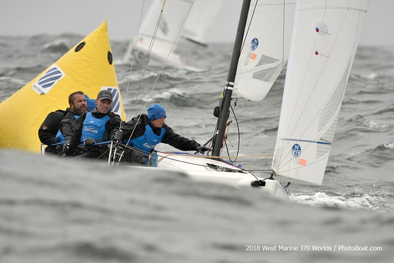 2018 West Marine J/70 World Championships - Day 1 photo copyright 2018 West Marine J/70 Worlds / PhotoBoat.com taken at  and featuring the J70 class