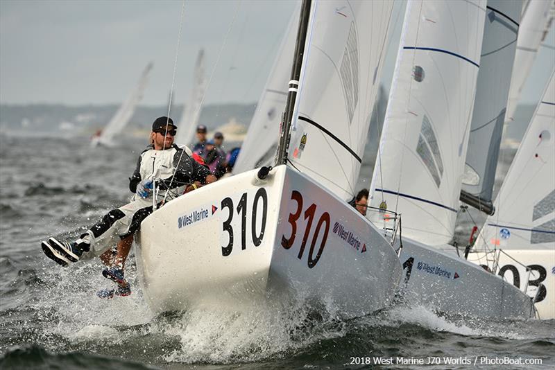 Judd Smith (USA) racing Africa - 2018 West Marine J/70 World Championships - Day 2 - photo © 2018 West Marine J/70 Worlds / PhotoBoat.com