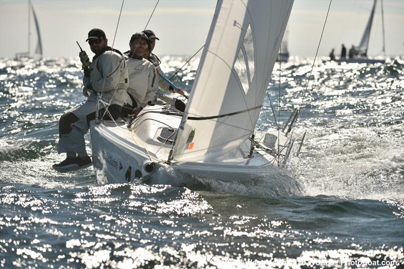 The `Black Flag` moment Relative Obscurity - 2018 West Marine J/70 World Championships - Day 3 - photo © 2018 West Marine J/70 Worlds / PhotoBoat.com