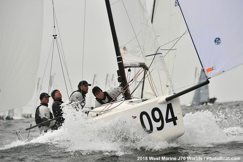 Jim Cunningham (USA), racing Lifted (SFYC/NYYC) - 2018 West Marine J/70 World Championships - photo © 2018 West Marine J/70 Worlds / PhotoBoat.com