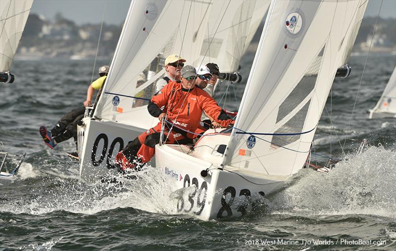 Bruno Pasquinelli's Stampede (Fort Worth BC) - 2018 West Marine J/70 World Championships photo copyright 2018 West Marine J/70 Worlds / PhotoBoat.com taken at  and featuring the J70 class
