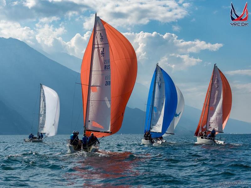 Yachting Rus Cup Garda Trophy 2018 photo copyright Georgy Akimov taken at Fraglia Vela Riva and featuring the J70 class