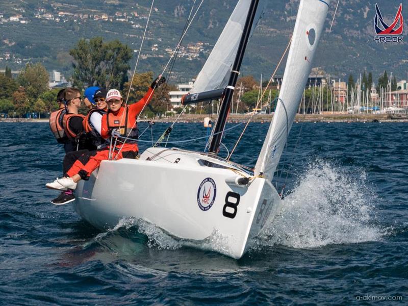 Yachting Rus Cup Garda Trophy 2018 photo copyright Georgy Akimov taken at Fraglia Vela Riva and featuring the J70 class