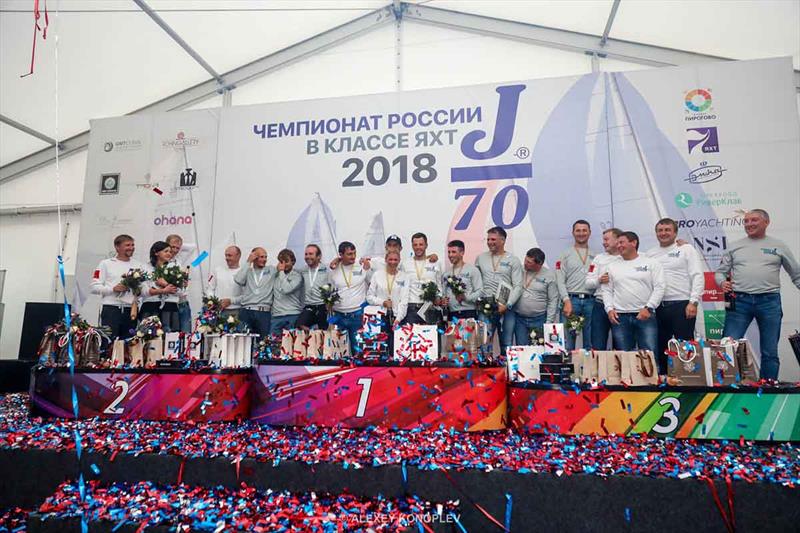 2018 J/70 Russian Championship photo copyright RUS Yachting Fedration taken at  and featuring the J70 class