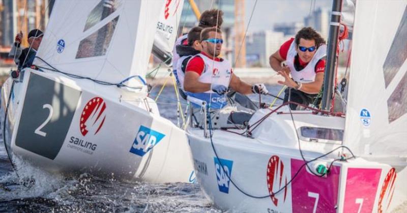 2017 Sailing Champions League Act 1 in Saint-Petersburg photo copyright Anya Semeniouk taken at Yacht Club of Saint-Petersburg and featuring the J70 class