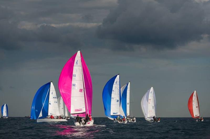 Russian J/70 Winter Sailing League photo copyright Elena Razina taken at  and featuring the J70 class