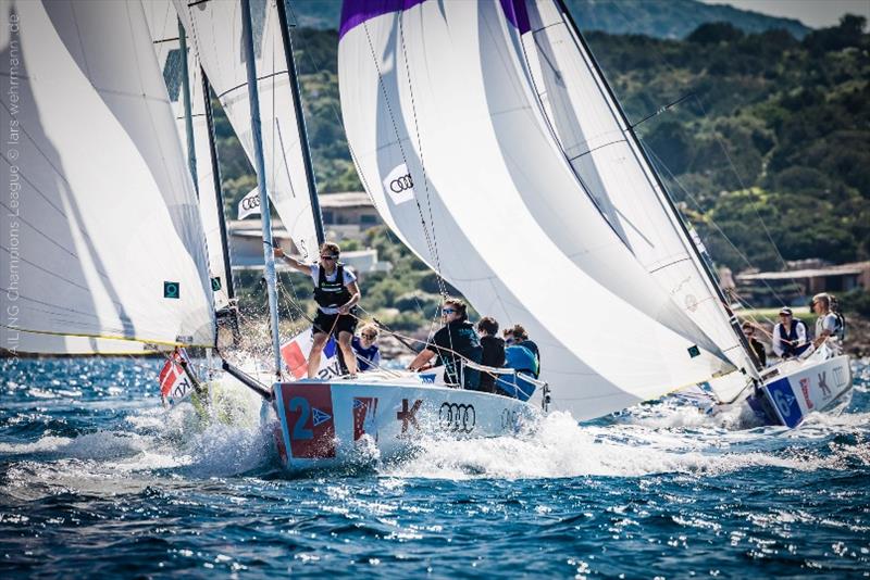 Sailing Champions League Porto Cervo photo copyright Lars Wehrmann taken at  and featuring the J70 class
