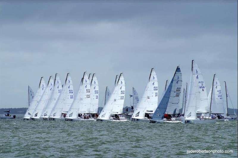 J70 fleet - 2019 Sperry Charleston Race Week, Day 1 - photo © Jude Robertson / www.juderobertsonphoto.com