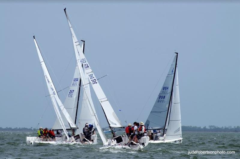 J70 fleet - 2019 Sperry Charleston Race Week, Day 1 - photo © Jude Robertson / www.juderobertsonphoto.com