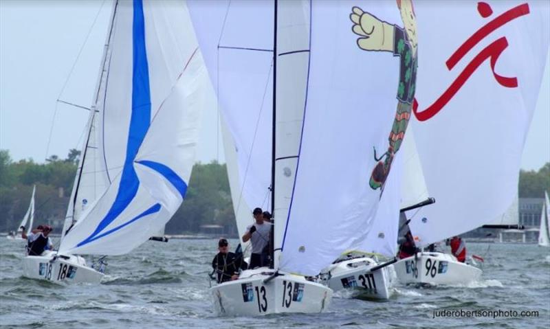 J70 fleet - 2019 Sperry Charleston Race Week, Day 1 photo copyright Jude Robertson / www.juderobertsonphoto.com taken at Charleston Yacht Club and featuring the J70 class