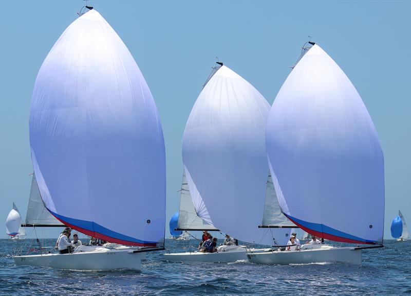 Racecourse action at Cal Race Week photo copyright Joysailing taken at California Yacht Club and featuring the J70 class