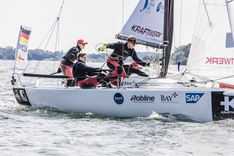 Bodensee Yacht Club Überlingen from Germany win the Youth SAILING Champions League photo copyright SCL / Oliver Maier taken at Kieler Yacht Club and featuring the J70 class