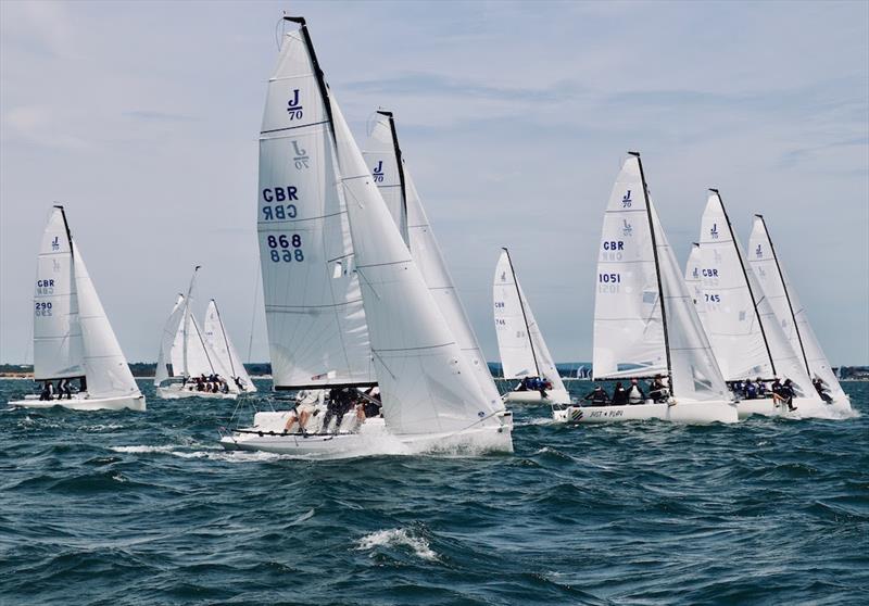 Mixed sportsboats and one design fleets will race on a separate White Group course - Champagne Charlie July Regatta photo copyright Louay Habib taken at Royal Southern Yacht Club and featuring the J70 class