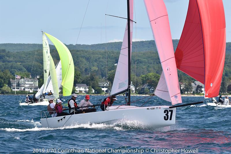 2019 J 70 Corinthian National Championship - Day 2 photo copyright Christopher Howell taken at Little Traverse Yacht Club and featuring the J70 class