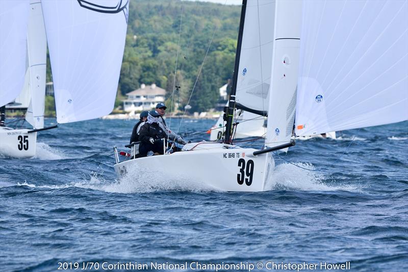 2019 J 70 Corinthian National Championship - Day 2 photo copyright Christopher Howell taken at Little Traverse Yacht Club and featuring the J70 class