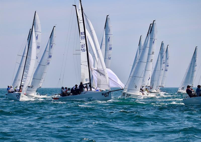 J/70 UK Class National Championships - Day 1 photo copyright Louay Habib taken at Royal Torbay Yacht Club and featuring the J70 class