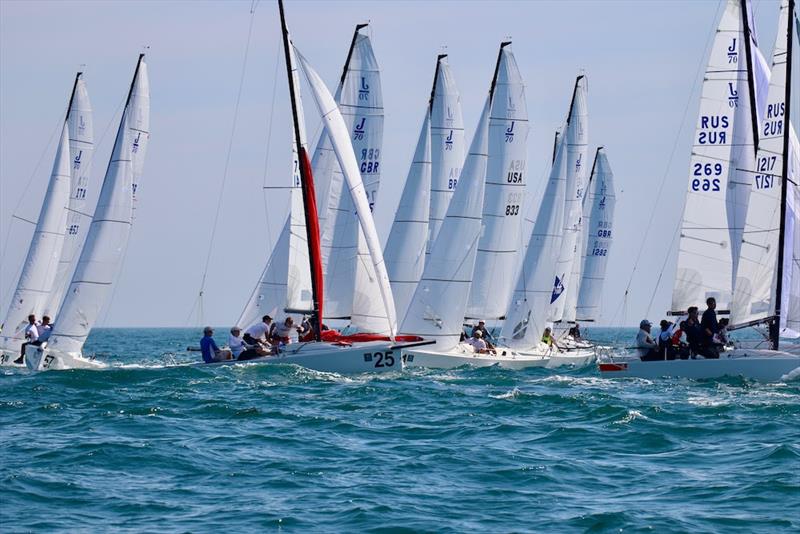 J/70 UK Class National Championships - Day 1 photo copyright Louay Habib taken at Royal Torbay Yacht Club and featuring the J70 class