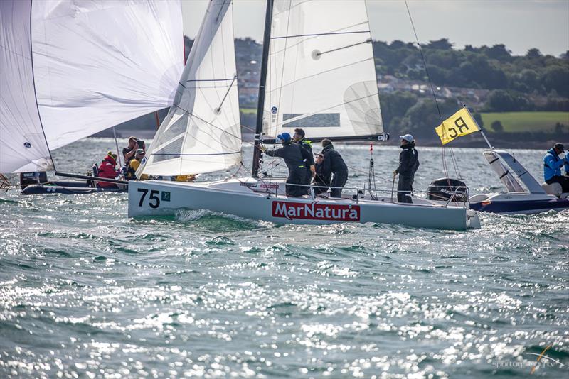 Darwin Escapes 2019 J/70 World Championships - Day 4 photo copyright Sportography.tv taken at Royal Torbay Yacht Club and featuring the J70 class