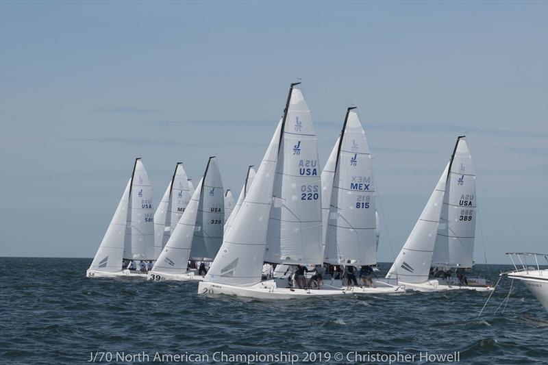 2019 J70 North American Championship photo copyright Christopher Howell taken at Edgewater Yacht Club and featuring the J70 class