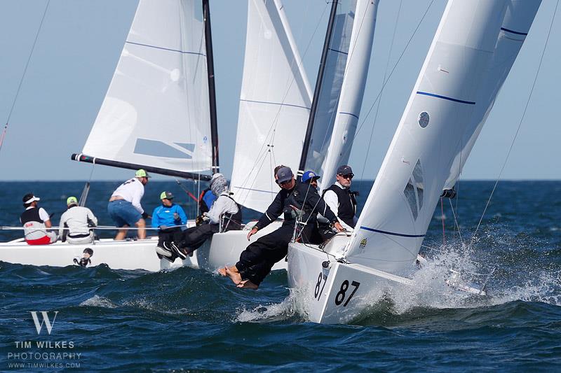 2019 J70 North American Championship - Day 3 photo copyright Tim Wilke taken at Edgewater Yacht Club and featuring the J70 class