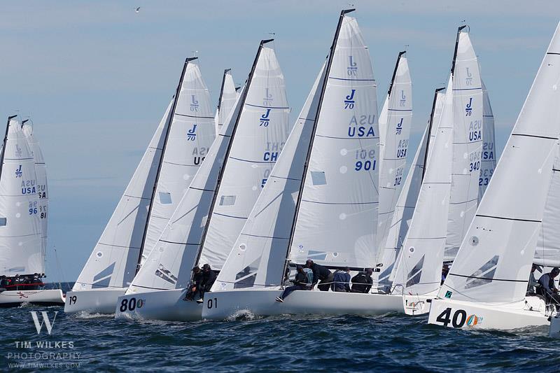 2019 J70 North American Championship - Final Day photo copyright Tim Wilkes taken at Edgewater Yacht Club and featuring the J70 class