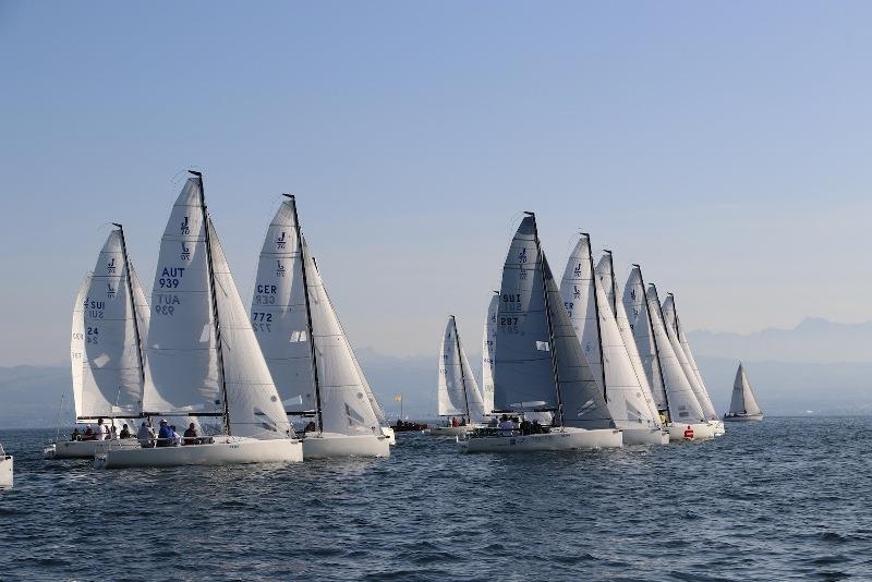 J70's from Germany, Austria and Switzerland on Lake Constance vie for The Antigua Barbuda Interboot Trophy photo copyright V. Göbner taken at  and featuring the J70 class