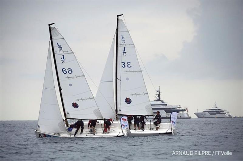 French J/70 Sailing League Finale 2019 photo copyright Arnaud Pilpre / FFVoile taken at Yacht Club de Cannes and featuring the J70 class